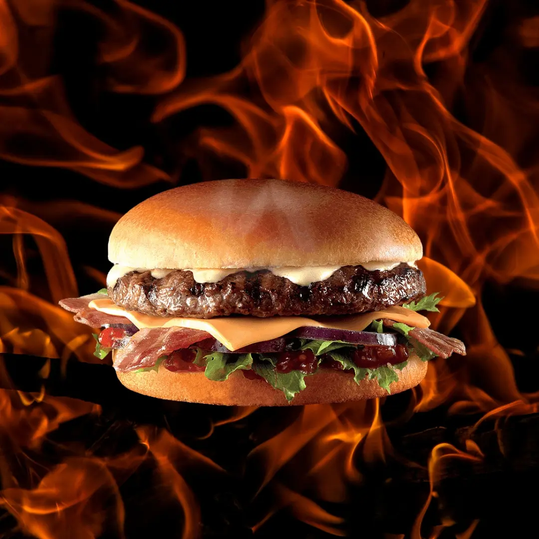 Hamburguesa de sirloin de Mapache Burger